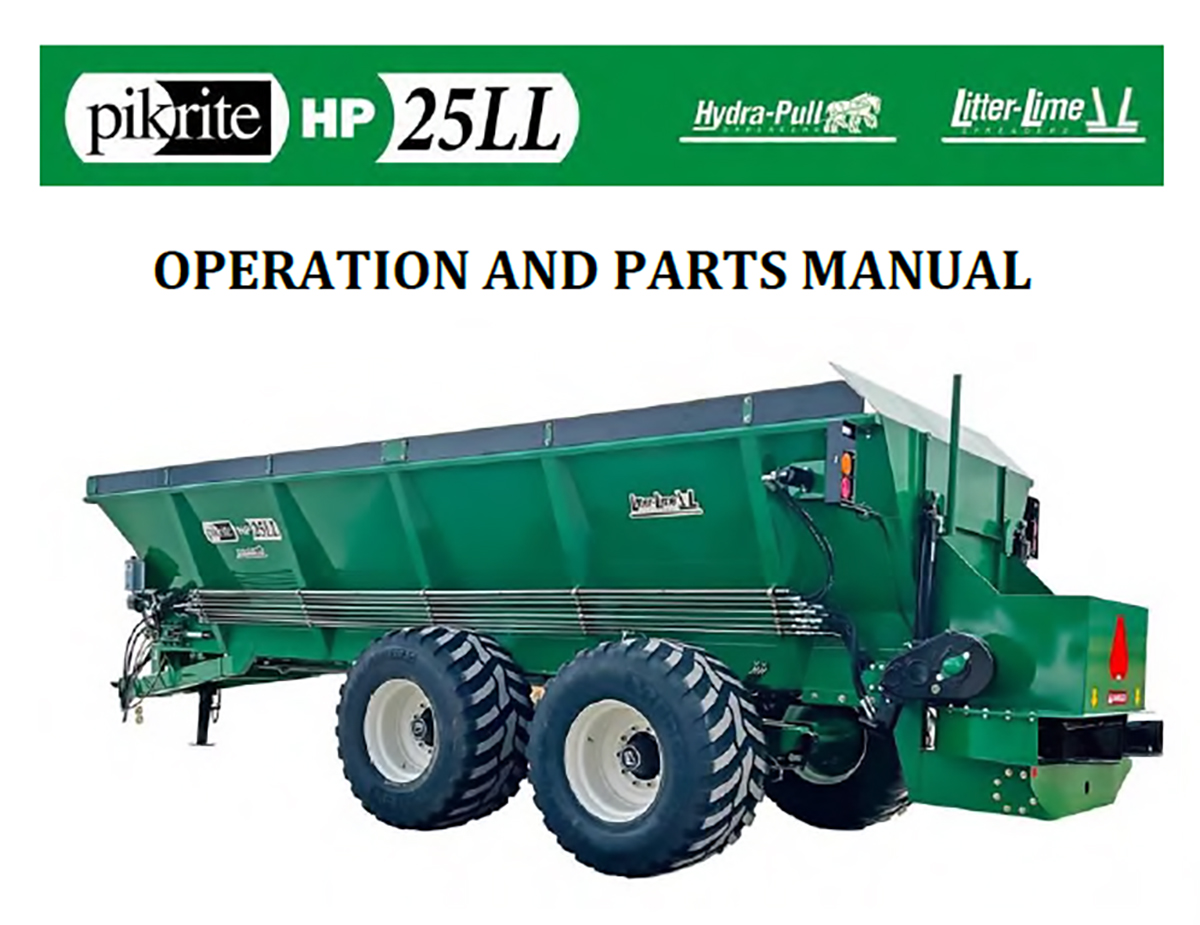 HP25LL Manual Thumbnail - Pik Rite